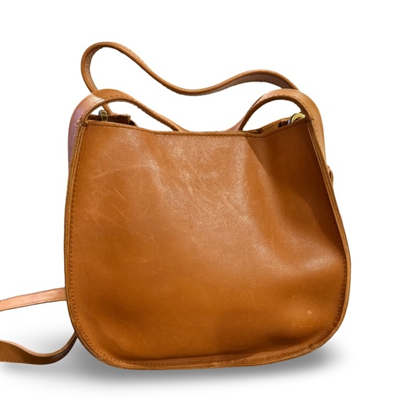 Madewell Sydney Leather Crossbody Bag Burnished Caramel Convertible - Picture 2 of 12